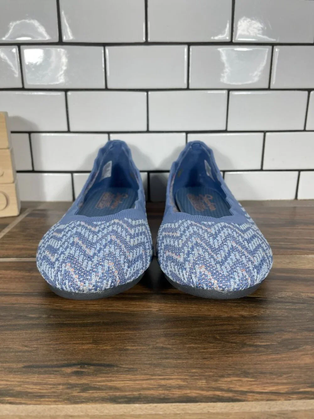 Skechers Cleo 2.0 Like Treasure Womens Size 9 Shoes Blue Comfort Ballet Flat